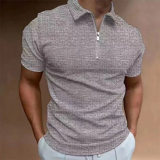 Polo Manches Courtes Décontracté Tailles XL Pour Homme - LuxeStyle