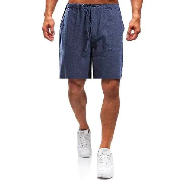 Short Décontracté pour Été Homme avec Ceinture Élastique