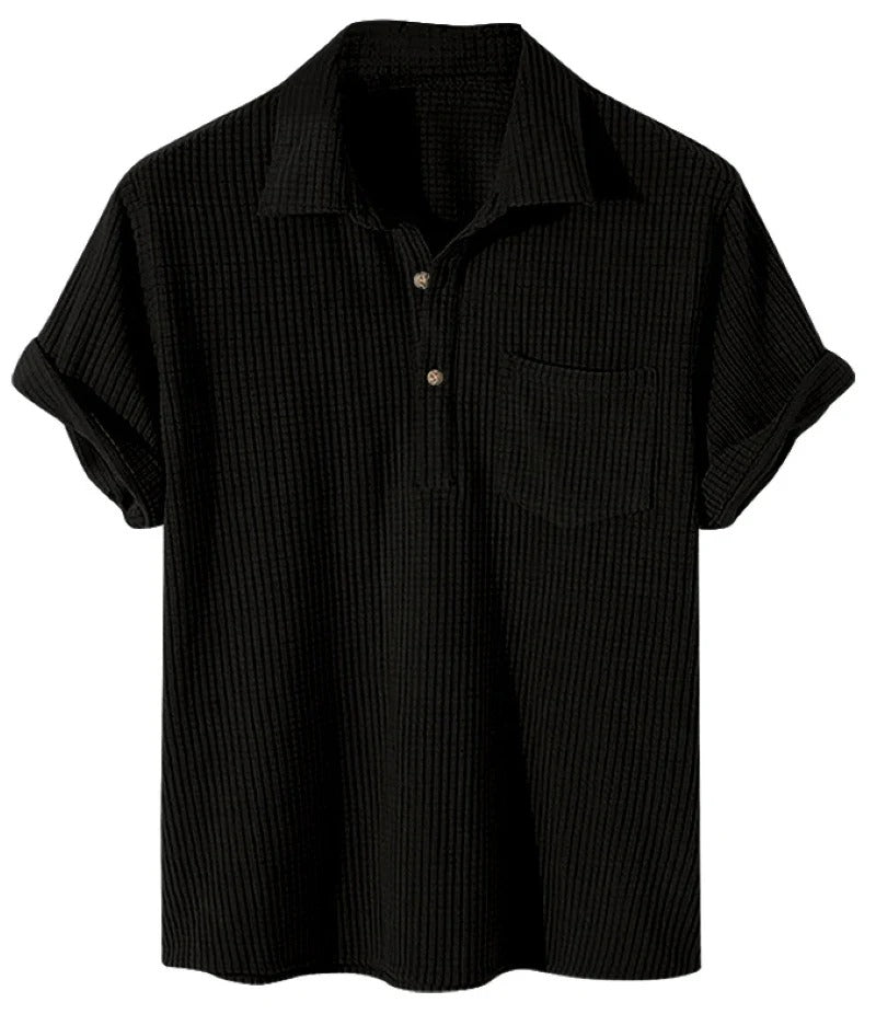 Polo Rayé Décontracté Homme Grande Taille Été - LuxeStyle