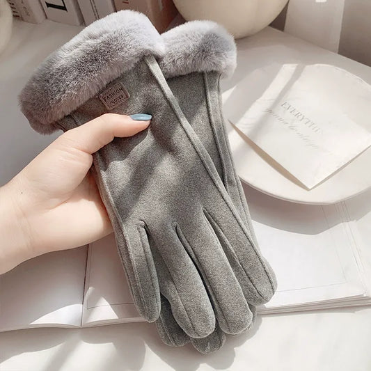 Gants Hiver Femme Chic à Cœur pour Jours Froids - LuxeStyle