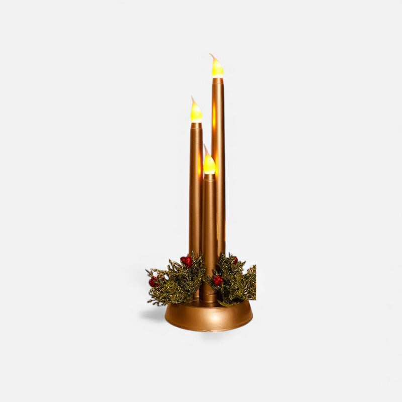 Bougies LED de Noël Sécuritaires avec Effet Flamme Danseur - LuxeStyle