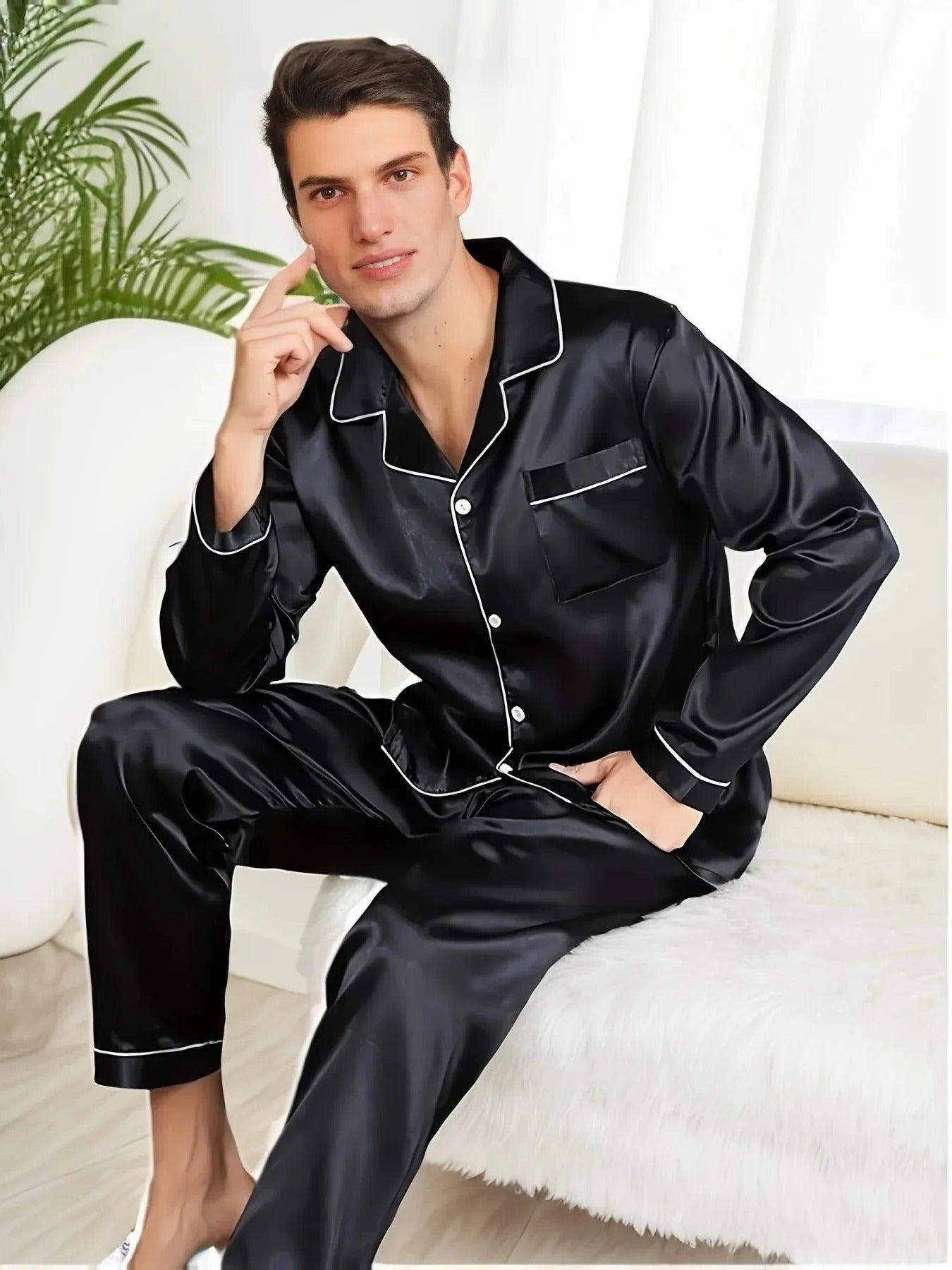 Pyjama Homme Confortable Décontracté - LuxeStyle