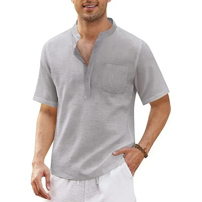 T-Shirt Homme Décontracté Manches Courtes Grande Taille - LuxeStyle