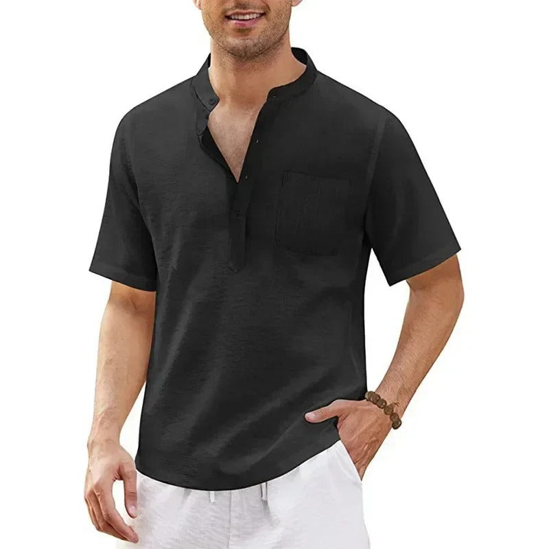 T-Shirt Homme Décontracté Manches Courtes Grande Taille