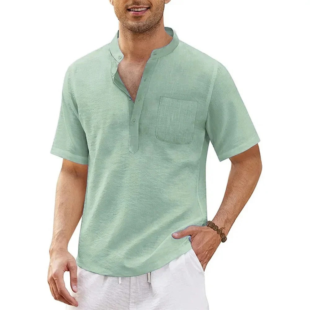 T-Shirt Homme Décontracté Manches Courtes Grande Taille