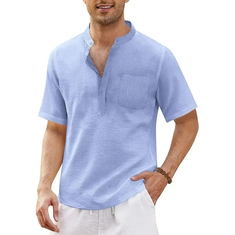 T-Shirt Homme Décontracté Manches Courtes Grande Taille