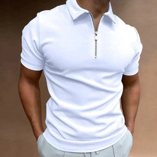Chemise Polo Homme Décontractée Manches Courtes - LuxeStyle