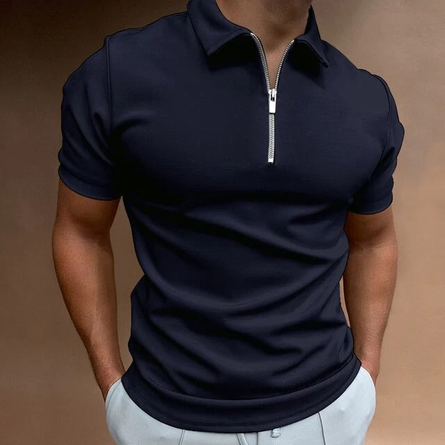 Chemise Polo Homme Décontractée Manches Courtes