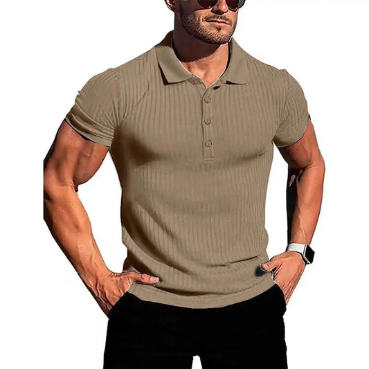 Polo Homme Rayé Fashionnable pour Sport et Loisir - LuxeStyle