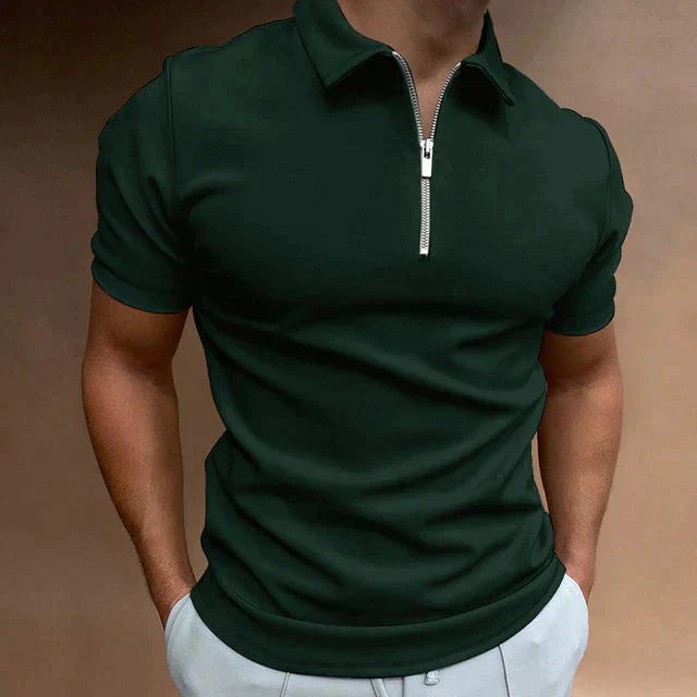 Chemise Polo Homme Décontractée Manches Courtes
