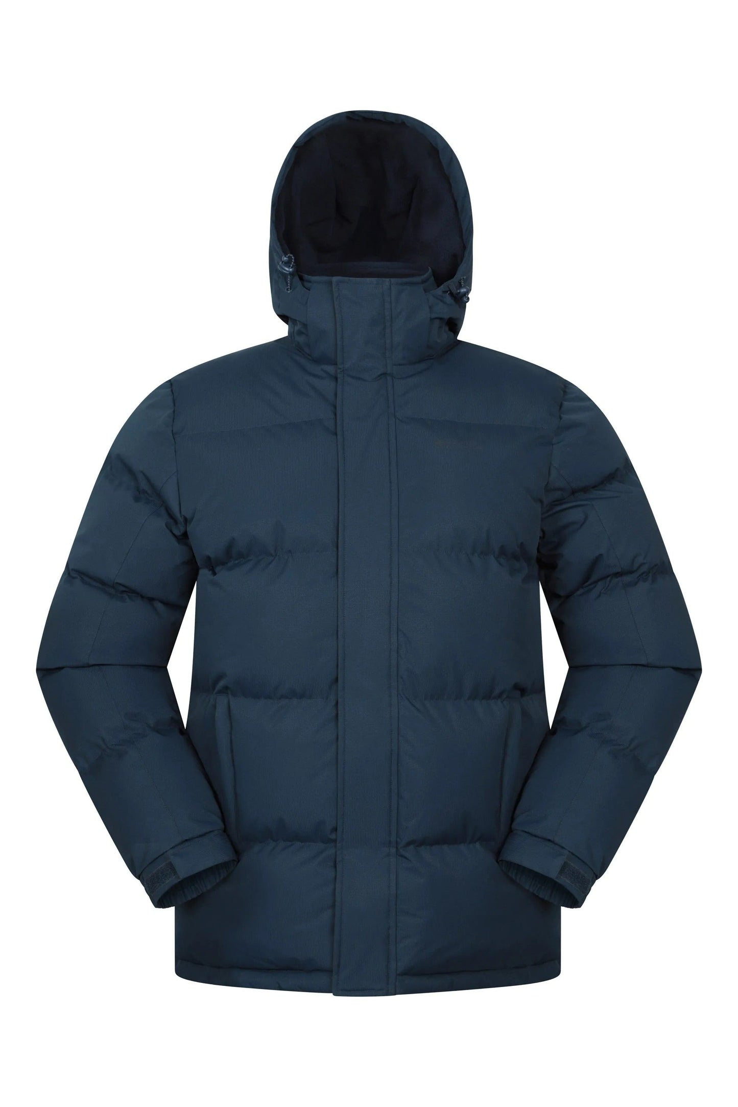 Veste Hivernale Doublée avec Capuche et Poches Fermetures Éclair pour Homme