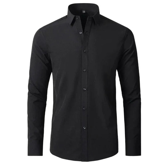 Chemise Homme Manches Longues Polyvalente pour Jours Actifs - LuxeStyle