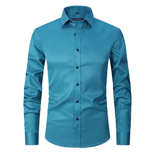 Chemise Homme Élégante | Facile à Porter | Tissu Doux Respirant