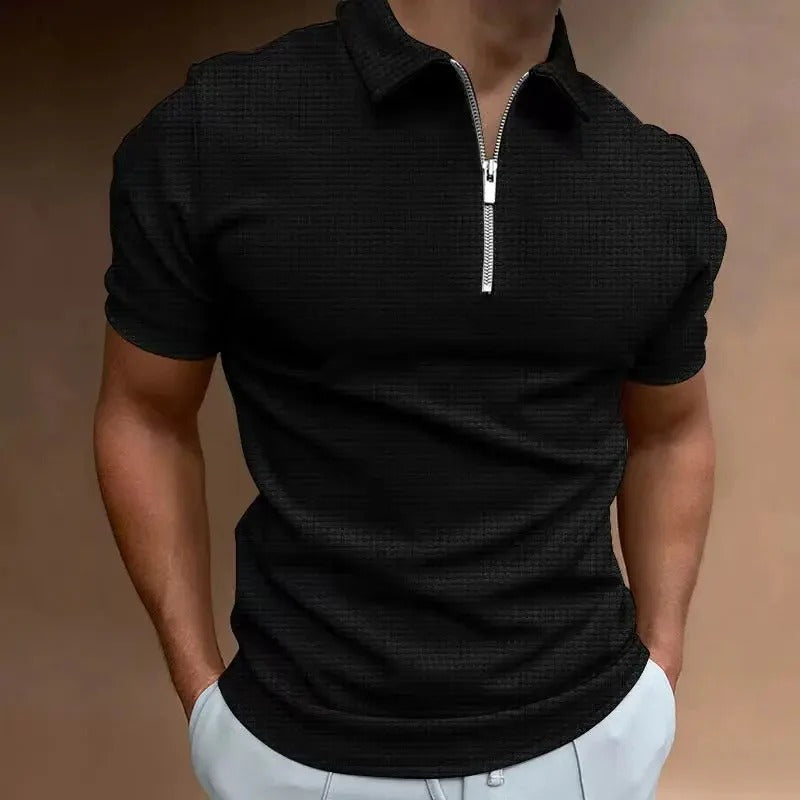 Chemise Polo Homme Décontractée Manches Courtes