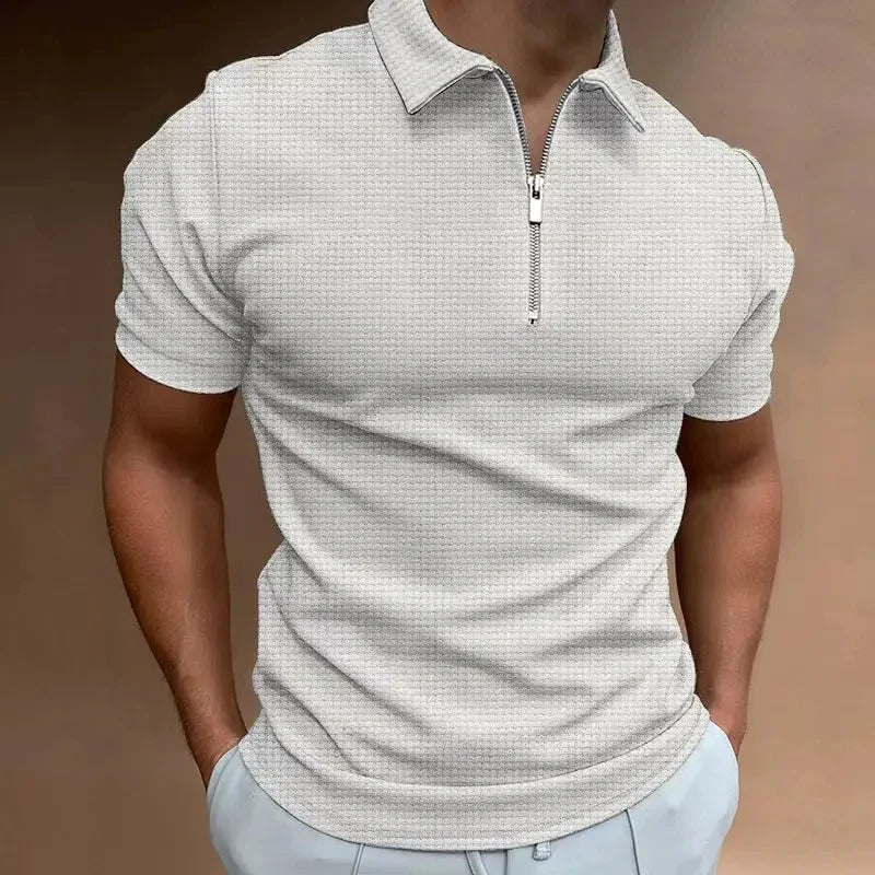 Chemise Polo Homme Décontractée Manches Courtes
