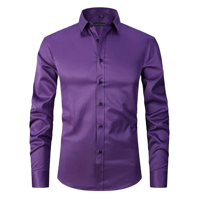Chemise Homme Élégante | Facile à Porter | Tissu Doux Respirant