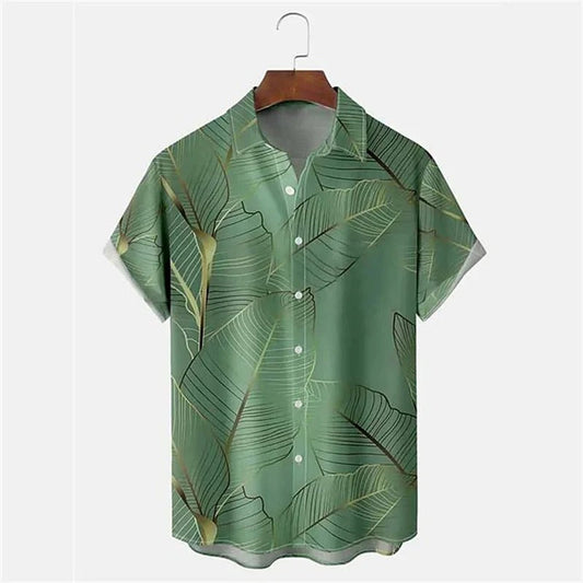 Chemise Décontractée Exotique Homme Taille Grande pour Été - LuxeStyle