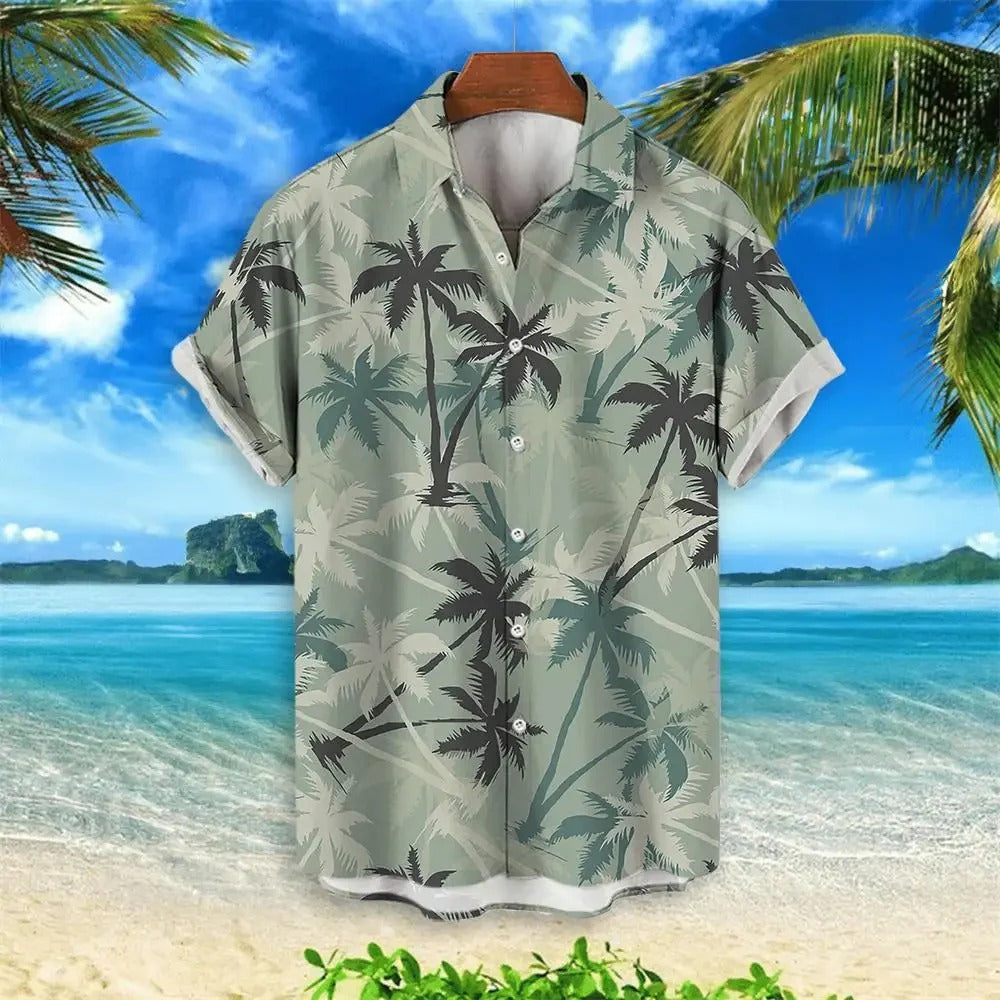Chemise Hawaienne Grande Taille pour Homme