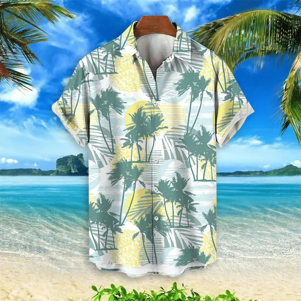 Chemise Hawaienne Grande Taille pour Homme