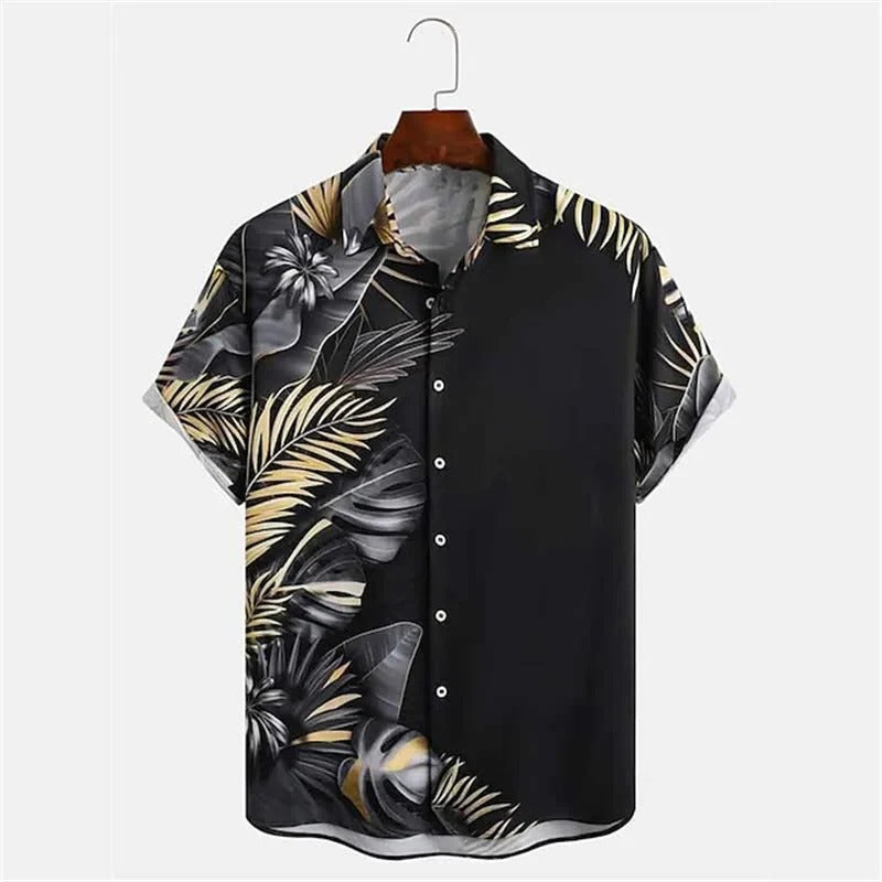 Chemise Décontractée Exotique Homme Taille Grande pour Été