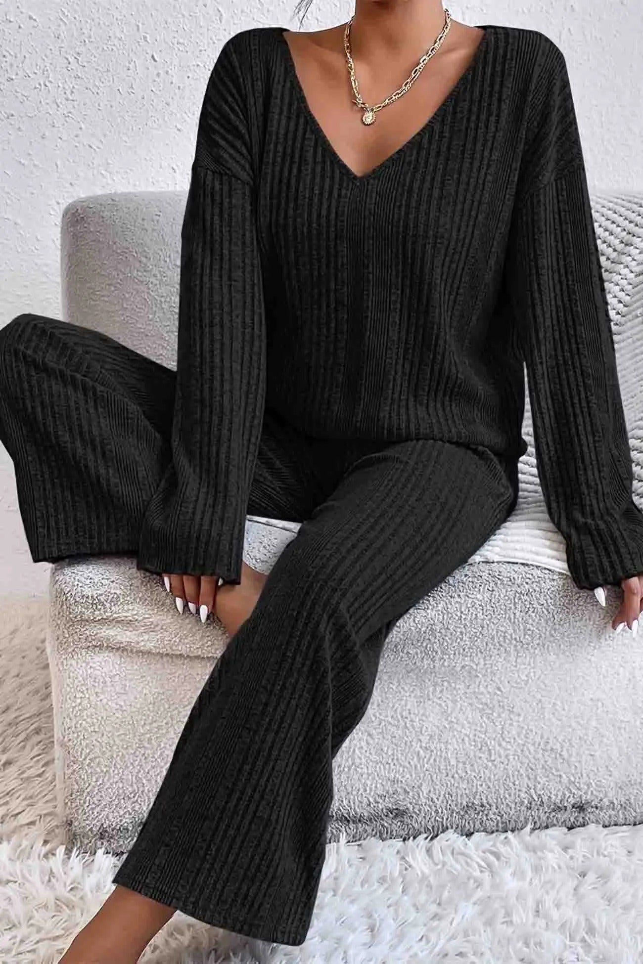 Costume Deux Pièces Chic pour Femme avec Pantalon Élégant