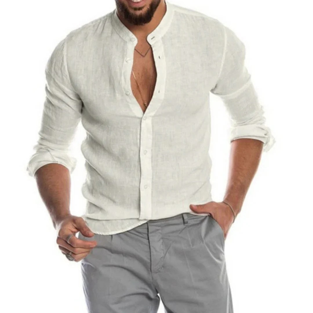 Chemise Homme Manches Longues Respirante pour Été