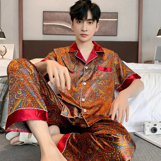 Pyjama Été Homme Court - Haut et Short Confort - LuxeStyle