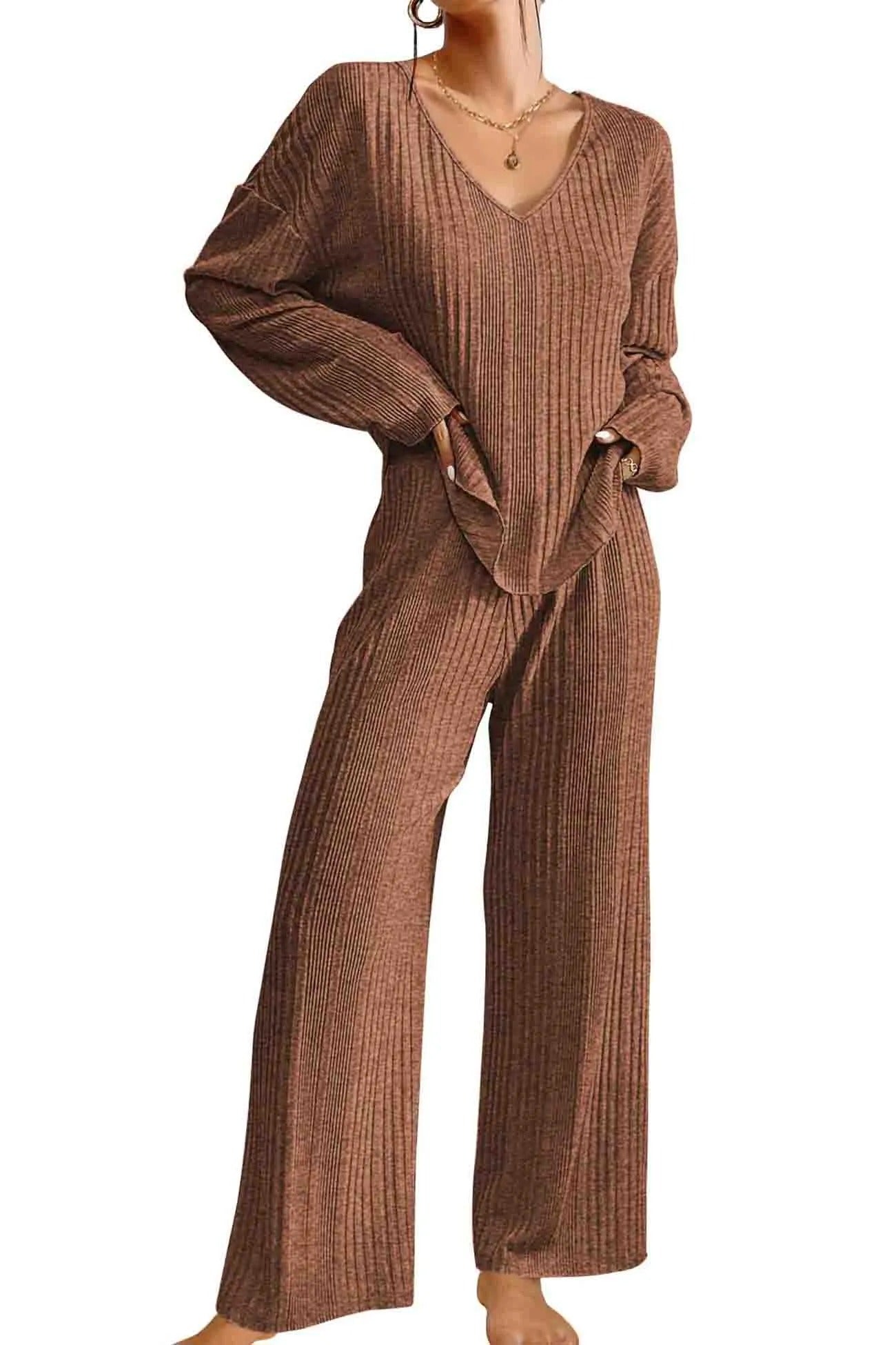Costume Deux Pièces Chic pour Femme avec Pantalon Élégant
