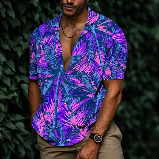 Chemise Hawaienne Grande Taille pour Homme - LuxeStyle