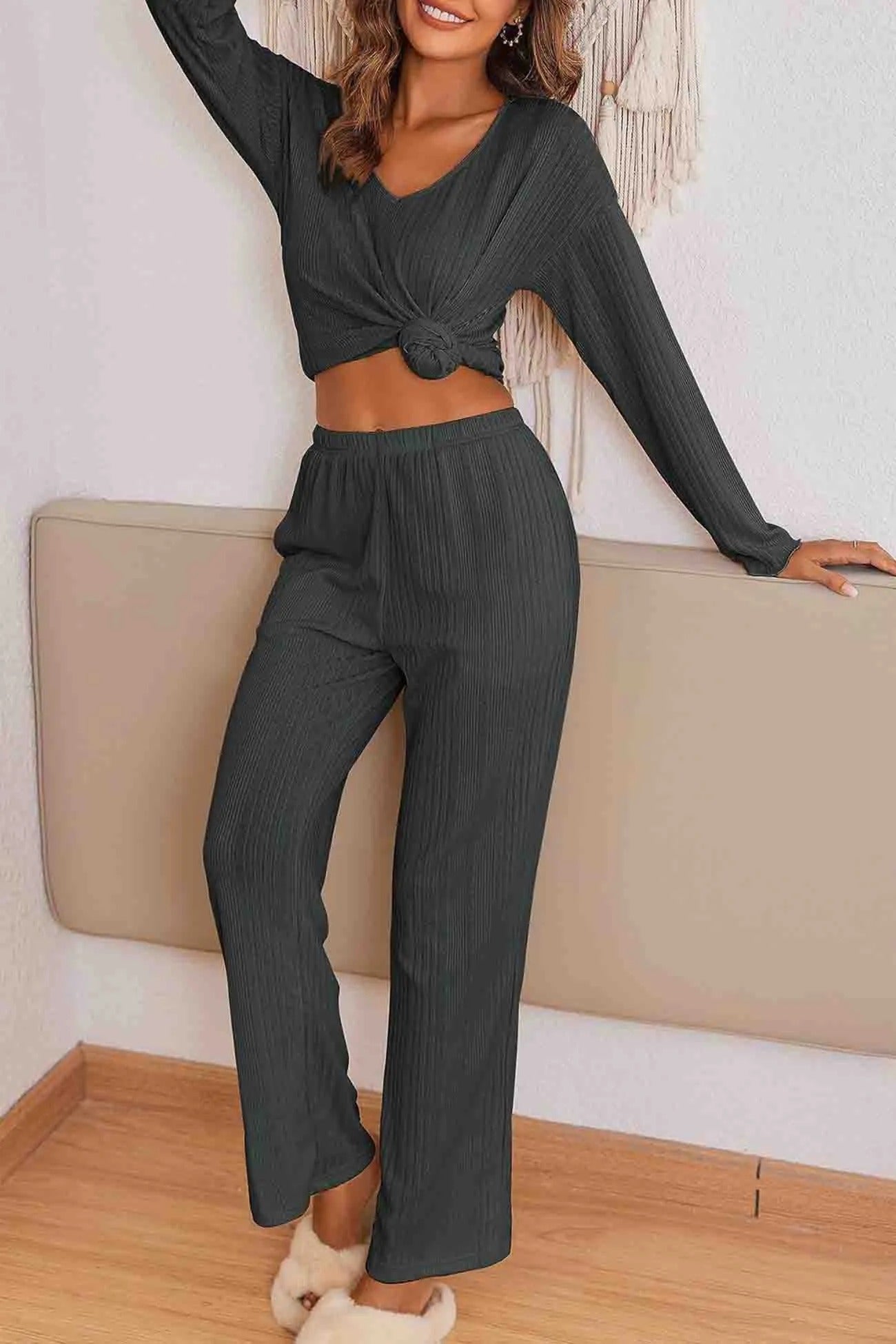 Costume Deux Pièces Chic pour Femme avec Pantalon Élégant