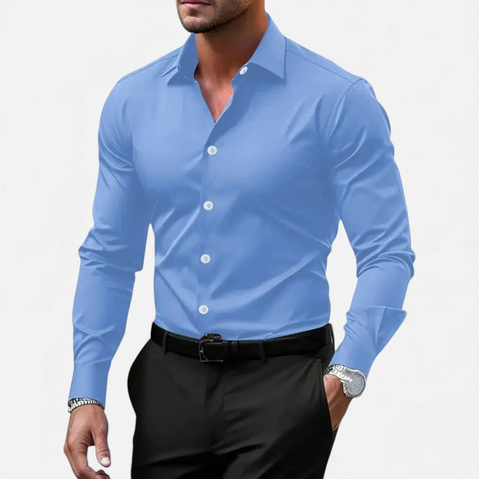 Chemise Homme Slim Manches Longues