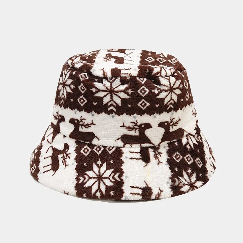 Chapeau Hiver Chic Étoile et Cerf pour Adulte