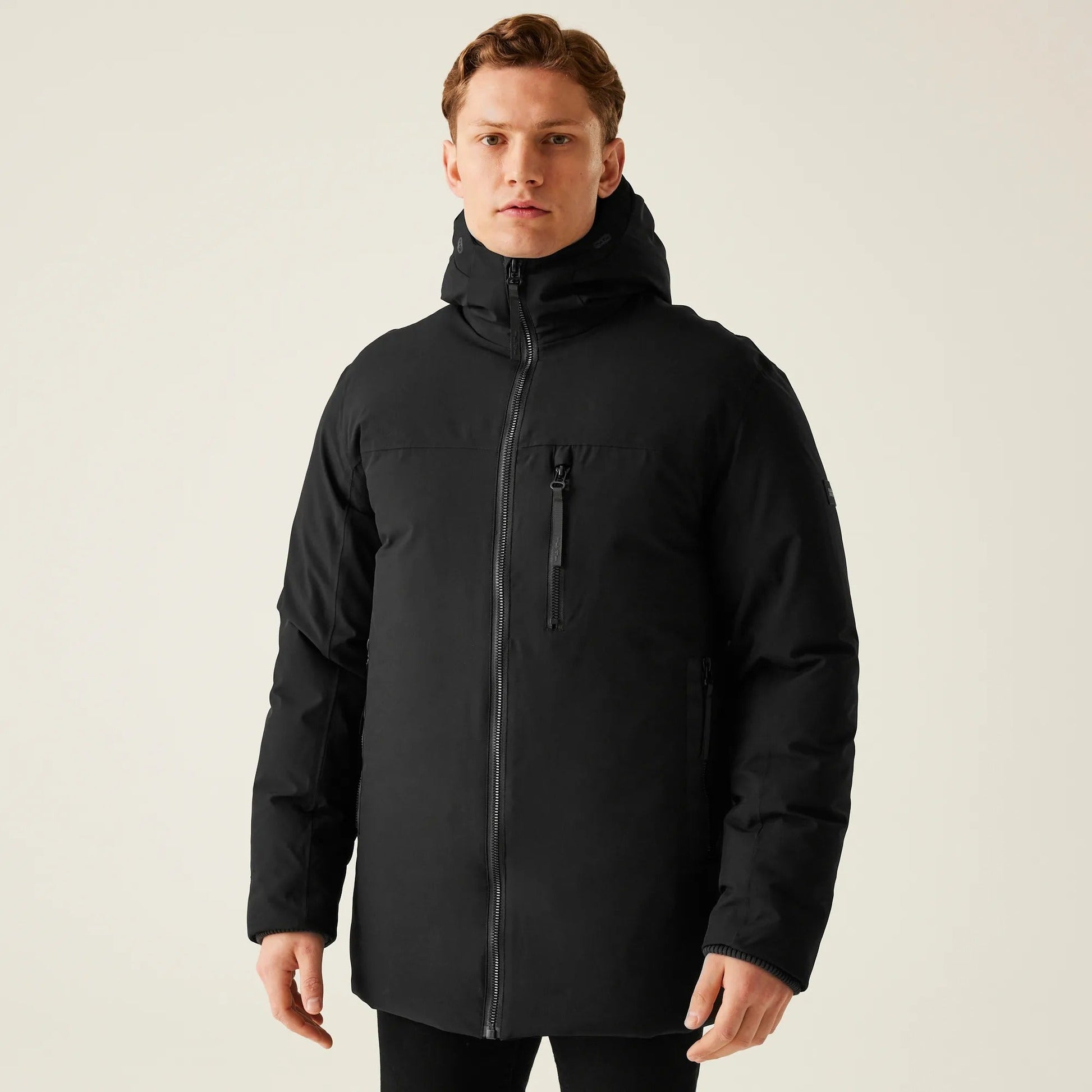 Veste Hivernale Douillette avec Capuche et Poches Fermées pour Homme - LuxeStyle