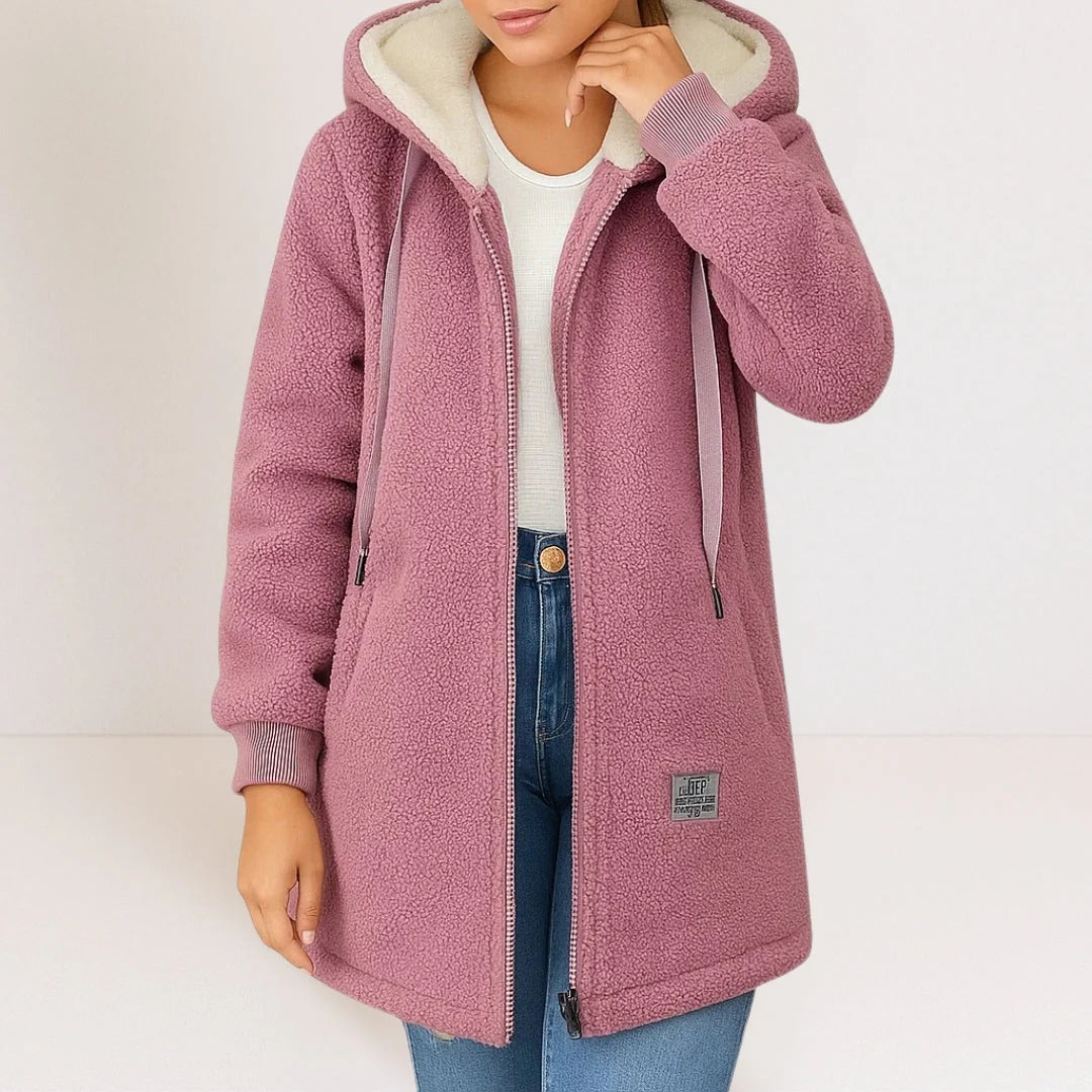 Veste Legère Féminine avec Capuche et Zippé pour Femmes