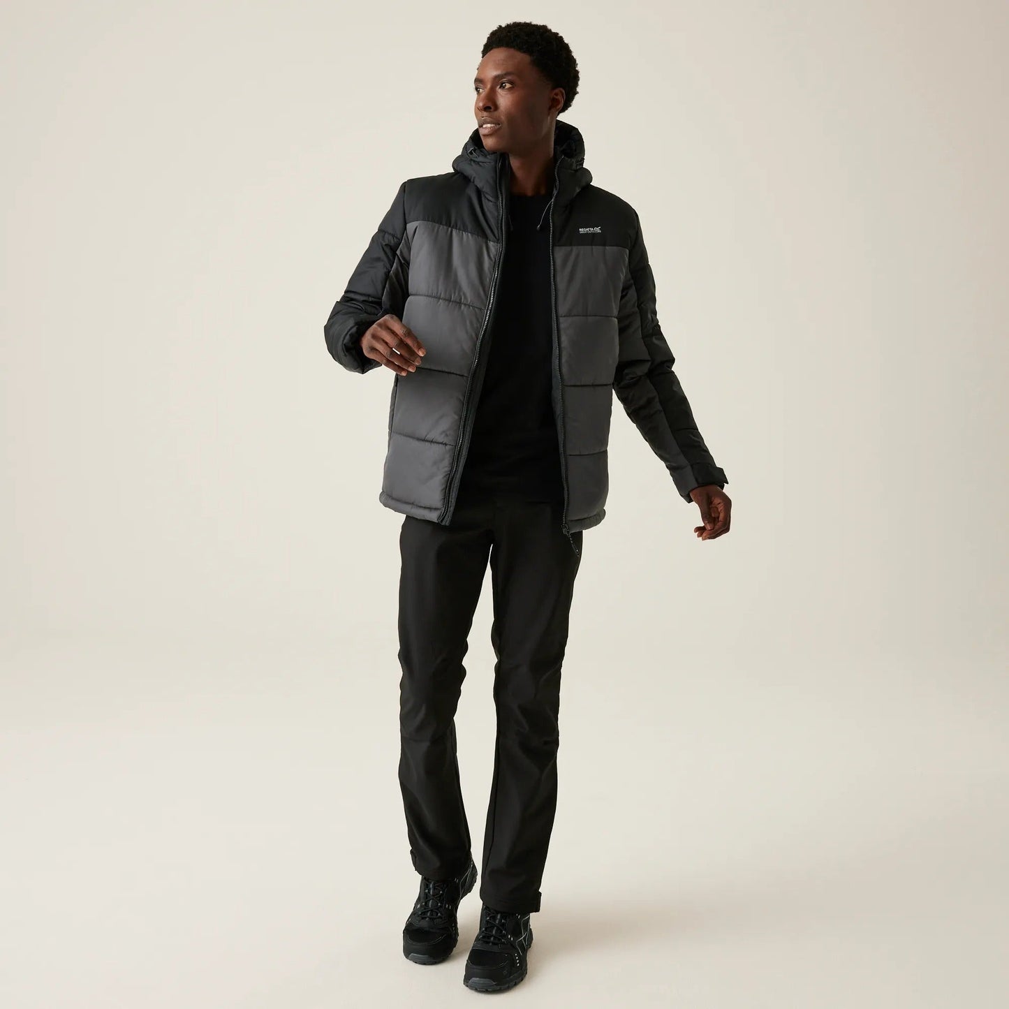 Veste Hiver Doublée avec Zip et Ourlet Réglable pour Homme