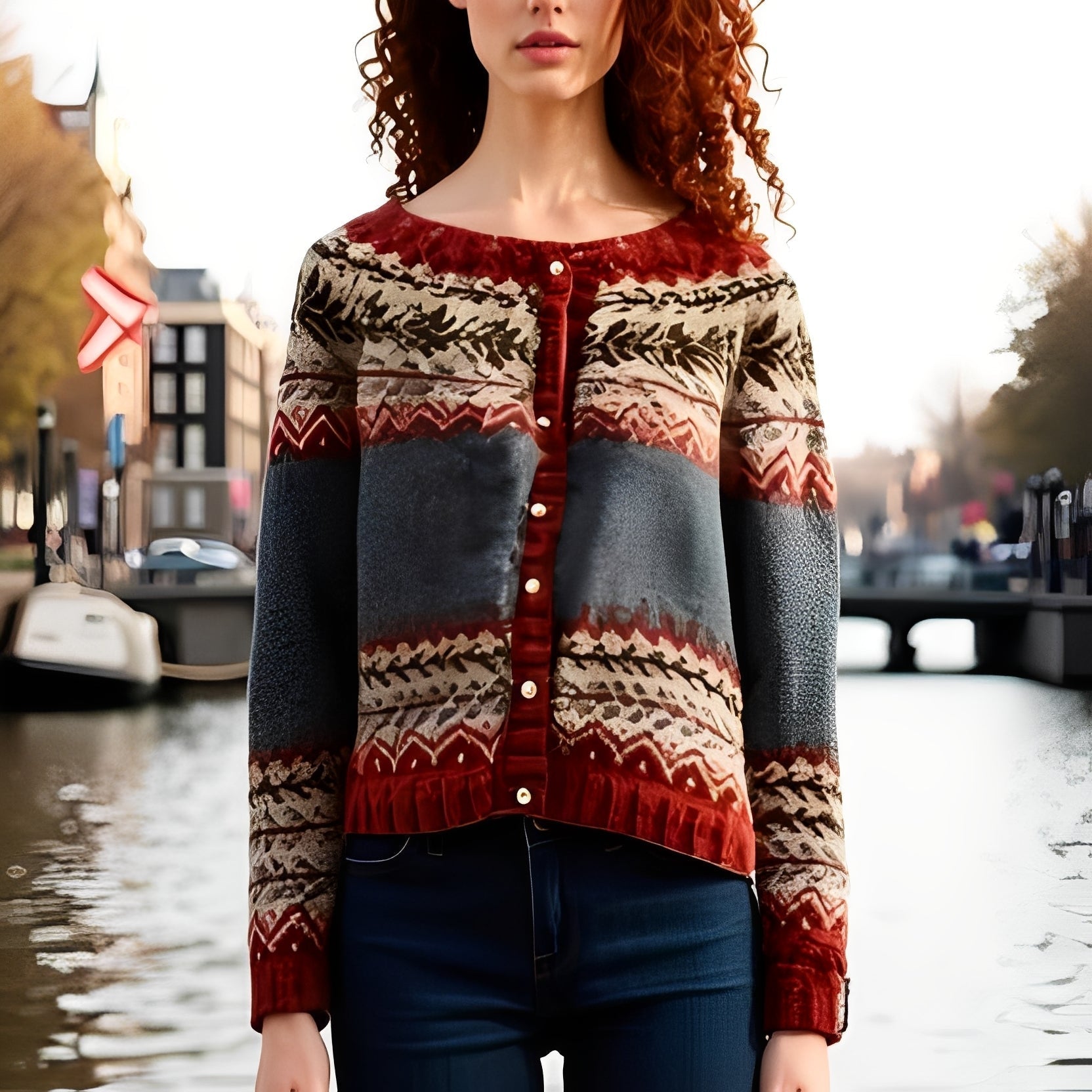 Cardigan Femme Coloré - Pull Douillet et Confortable pour Tous les Jours - LuxeStyle