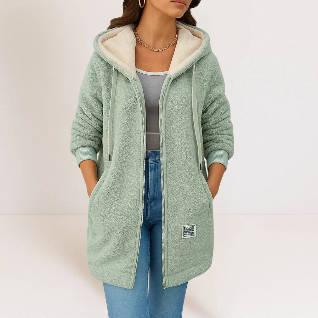 Veste Legère Féminine avec Capuche et Zippé pour Femmes - LuxeStyle