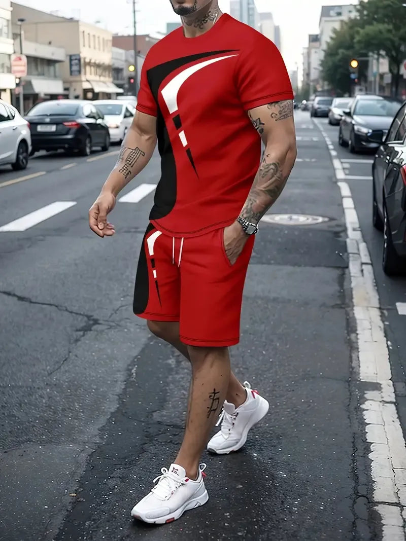 Tenue Détente Été Homme Short et T-Shirt - LuxeStyle