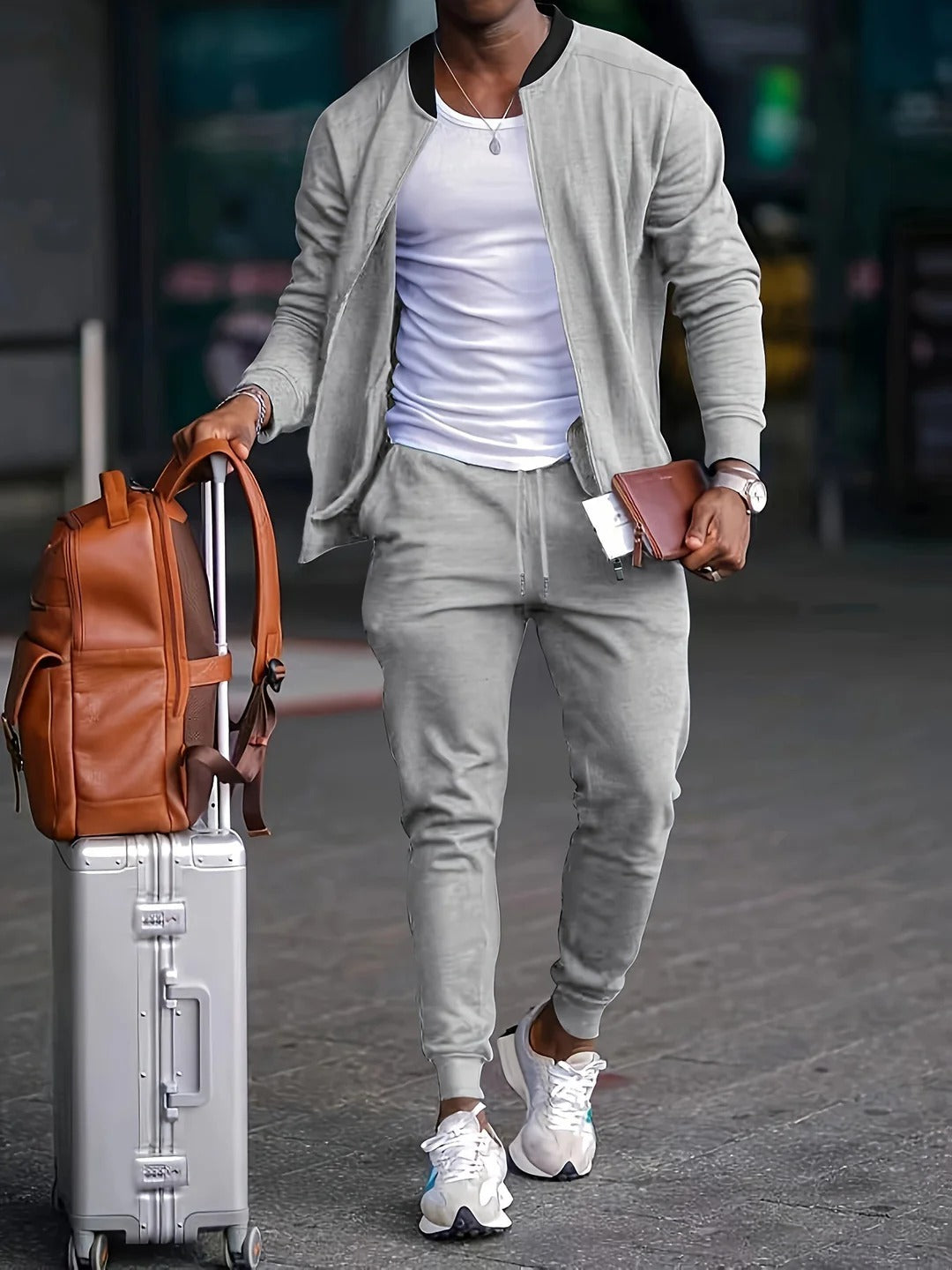 Costume Décontracté Homme Léger et Confortable
