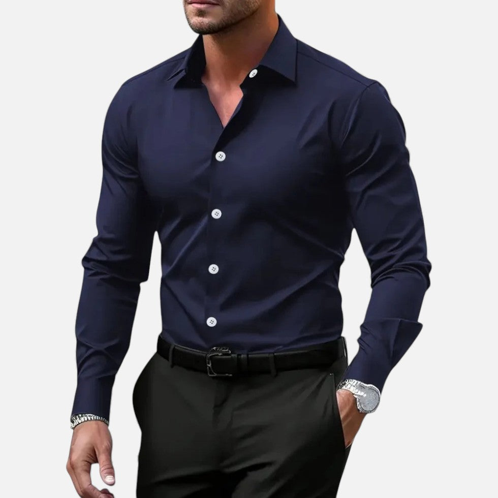 Chemise Homme Slim Manches Longues