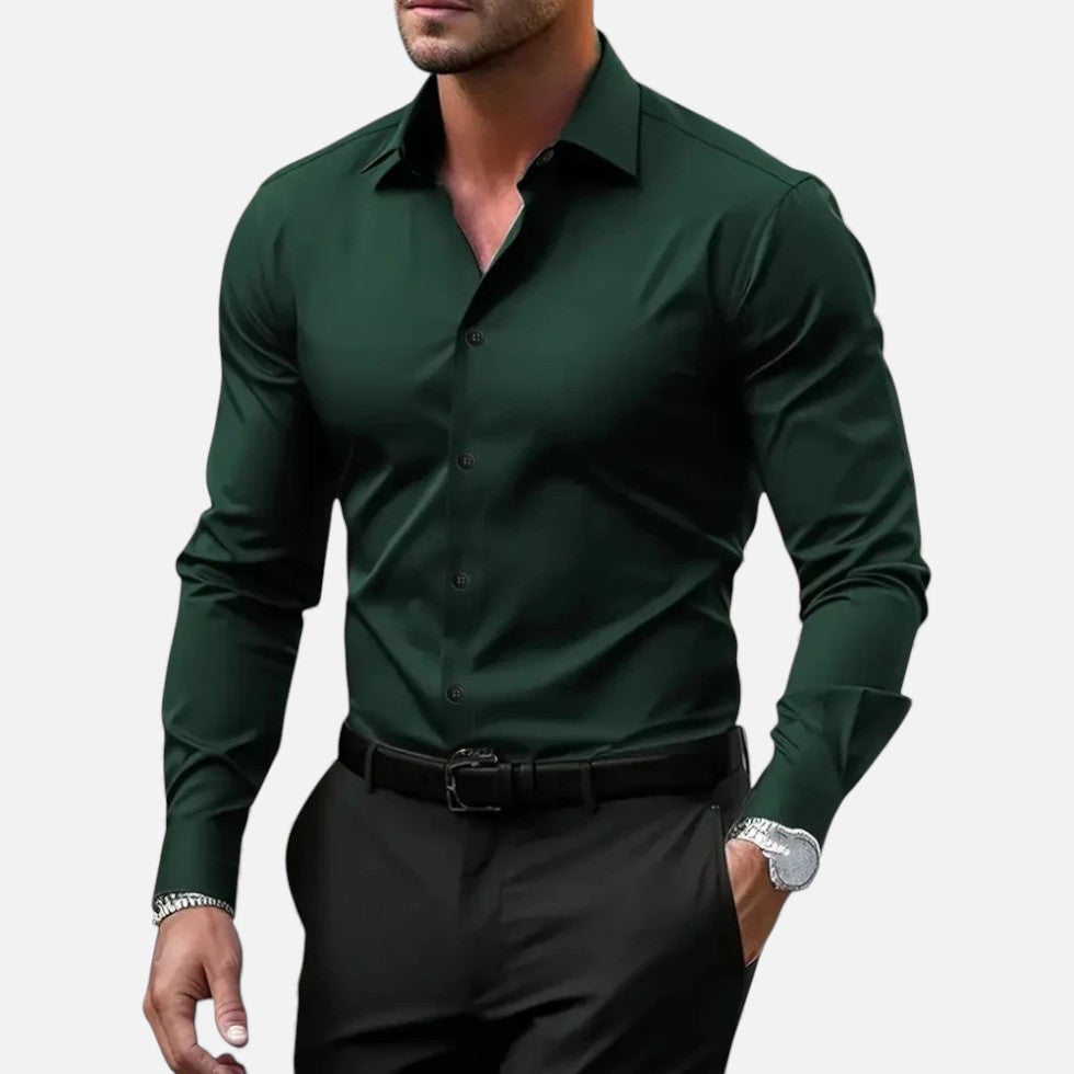 Chemise Homme Slim Manches Longues