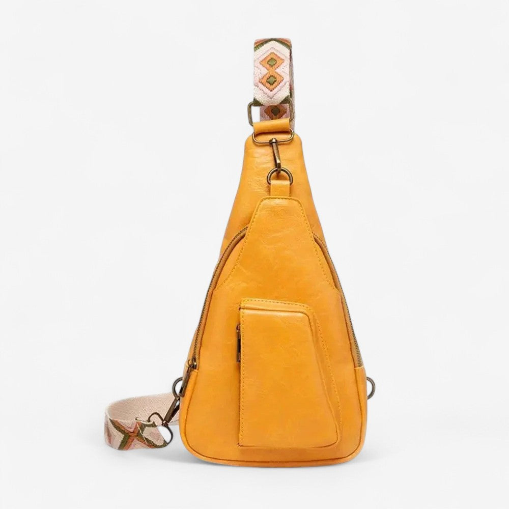 Sac à bandoulière écossais spacieux avec fermeture pratique