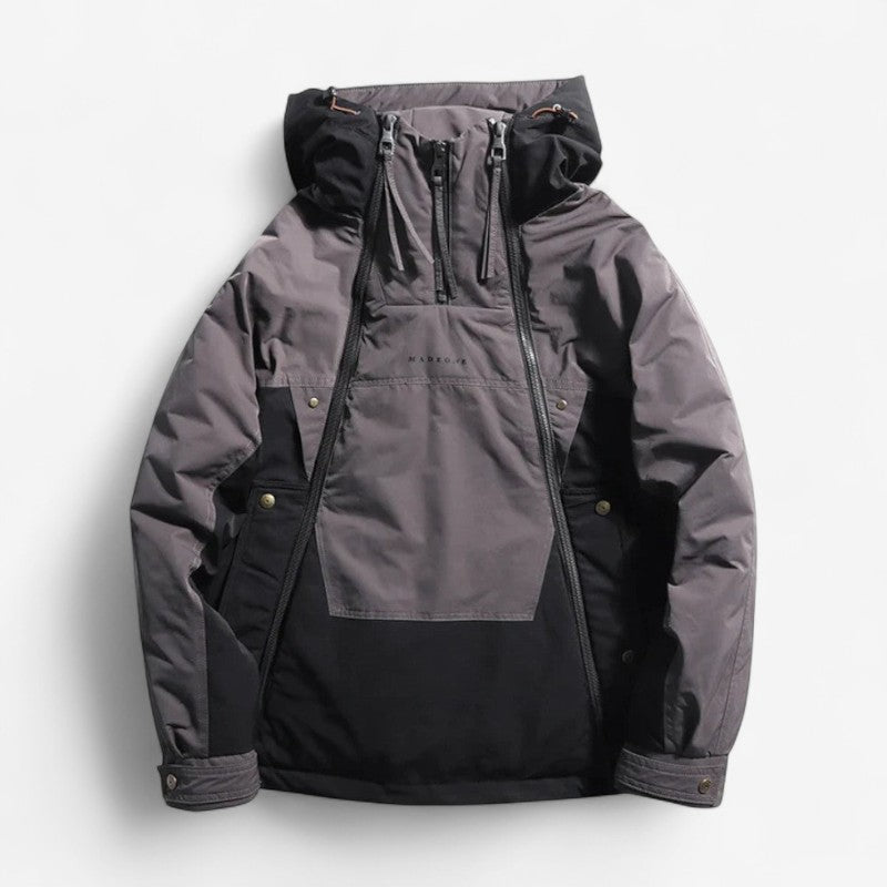 Veste Streetwear Capuche Zippée avec Poches - LuxeStyle