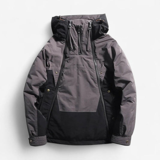 Veste Streetwear Capuche Zippée avec Poches - LuxeStyle