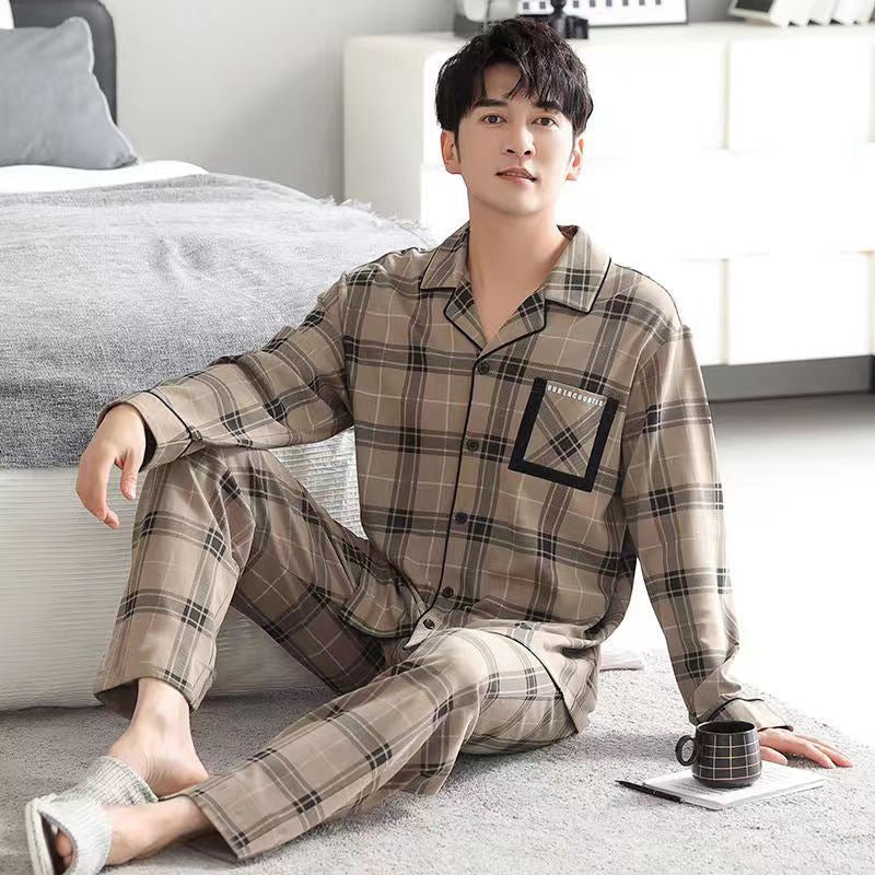 Pyjama Homme Confortable Manches Longues pour Toute la Famille