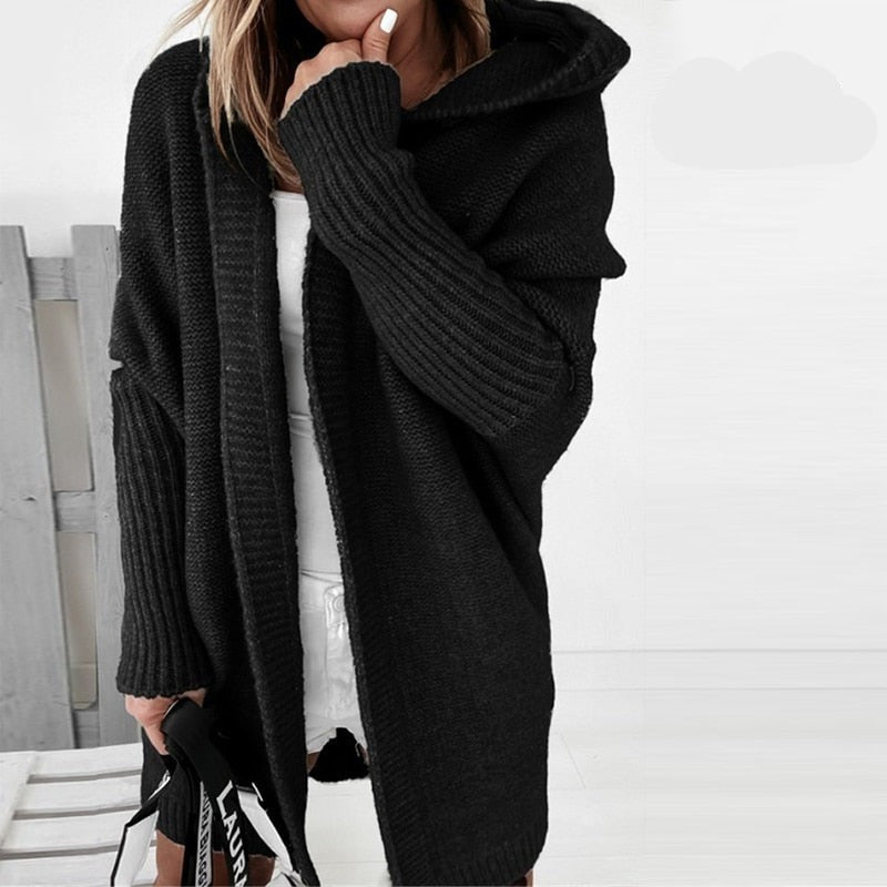 Cardigan Femme Longue Élégant Hiver