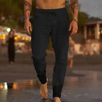 Pantalons Lin Homme Élégants