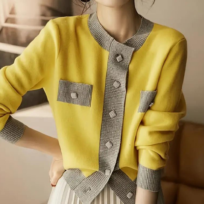 RUMJANA - Gilet à Boutons pour Femmes