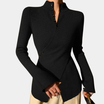 RUDOLFA - Pull Enveloppant pour Femme