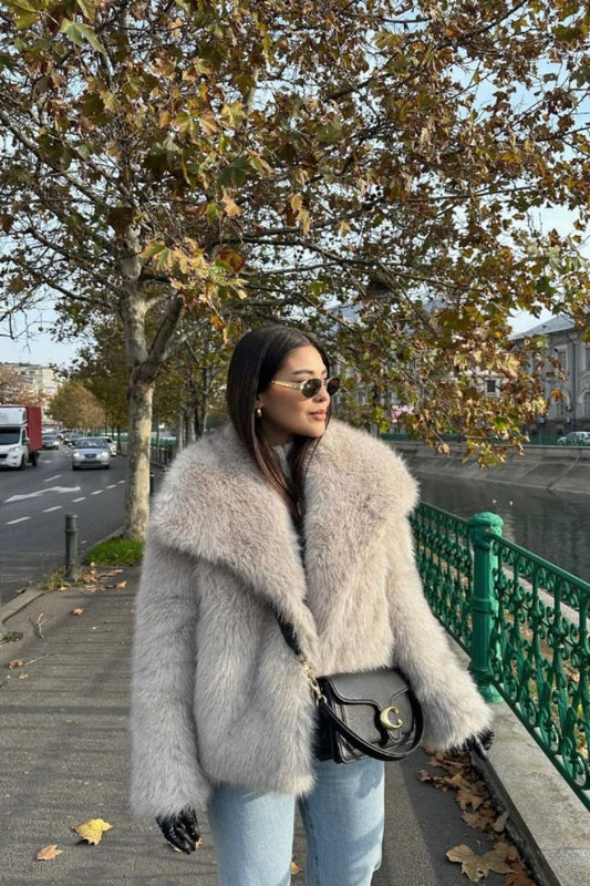 Veste Matelassée En Peluche Pour Femme | Manches Longues
